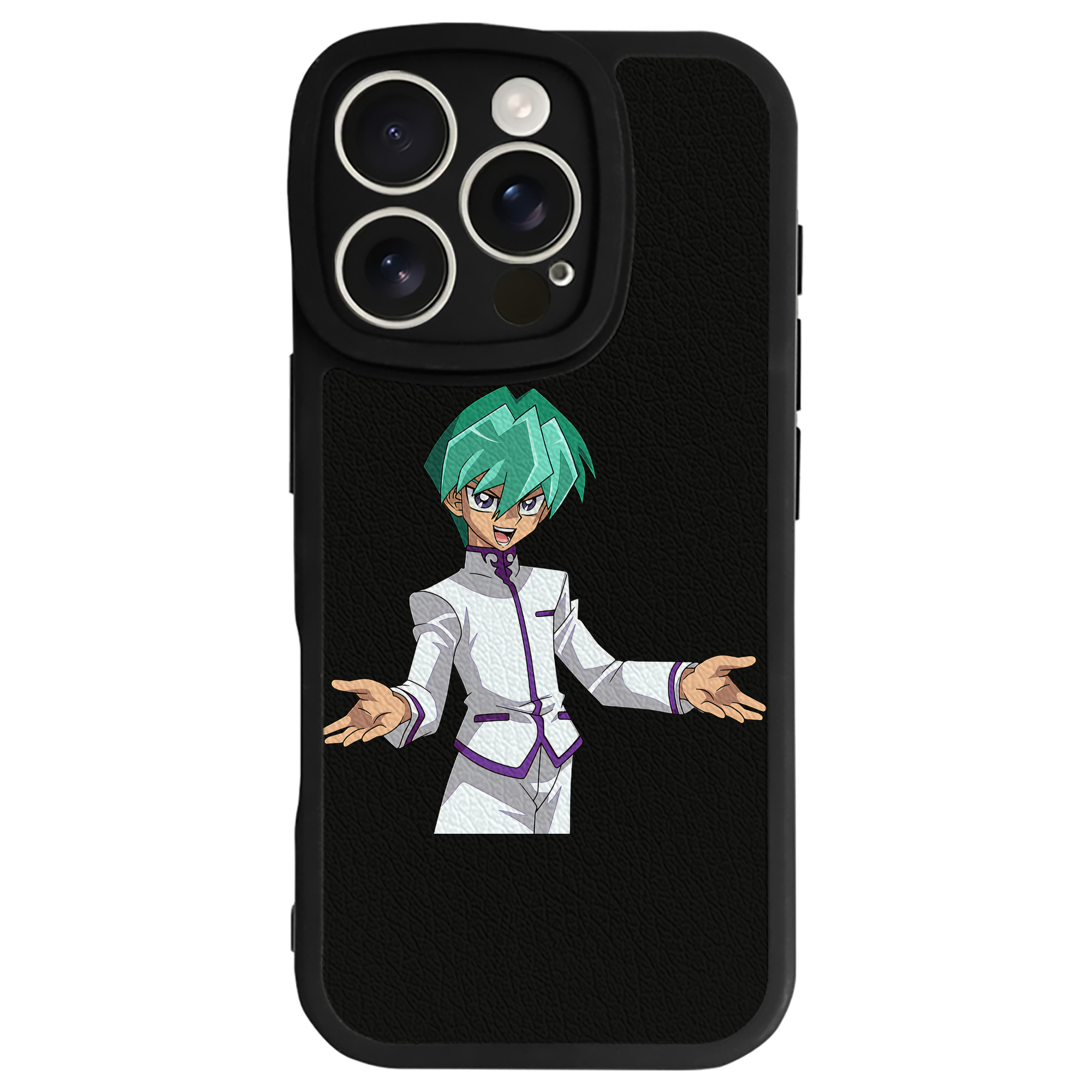 遊☆戯☆王 Yu-Gi-Oh! 【iPhone 16シリーズ対応】シリコンスマホケース（レザー調） 材質：シリコン